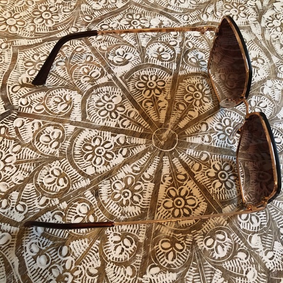 Brand New Brown & Gold Classy Bling Sunglasses - Picture 7 of 8